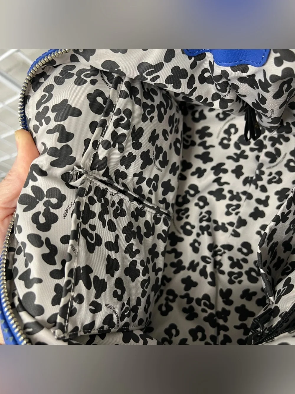 Rebecca Minkoff Blue Micro Moto Satchel
